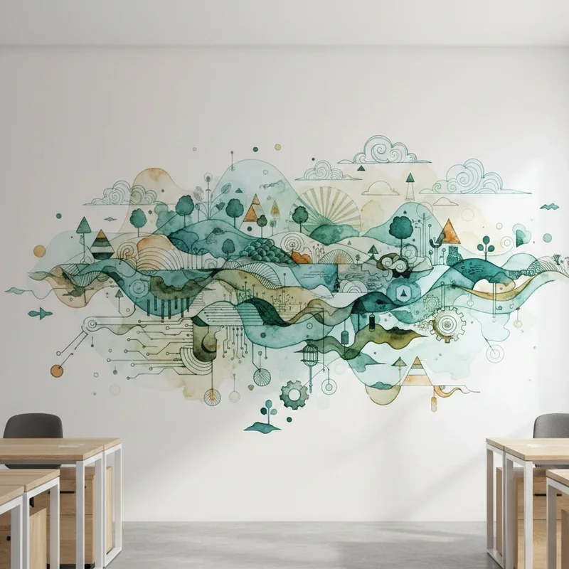Office Wall Mural Ideas