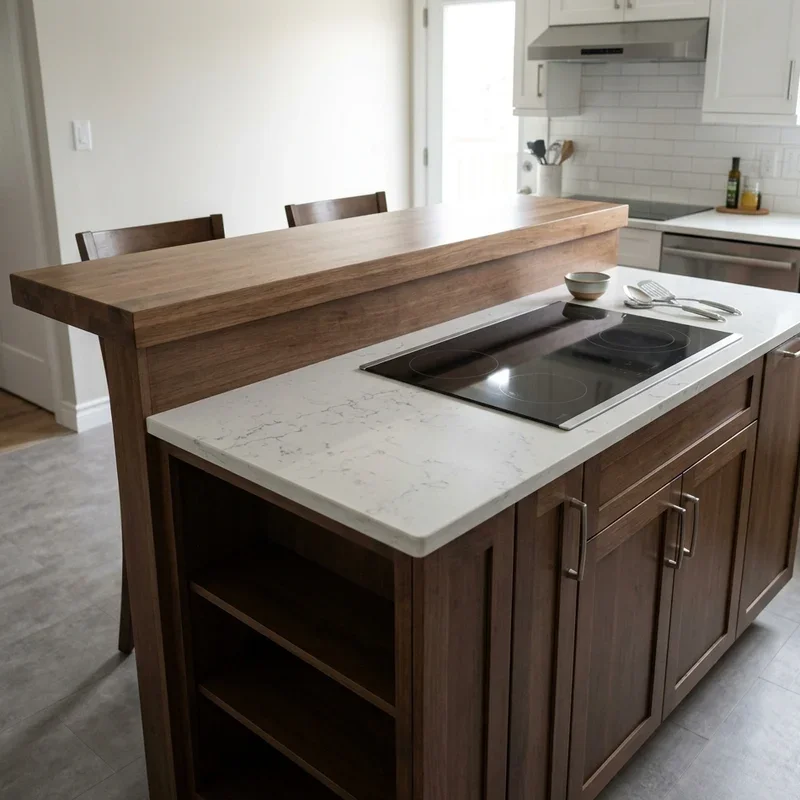 Two Tier Kitchen Island Ideas