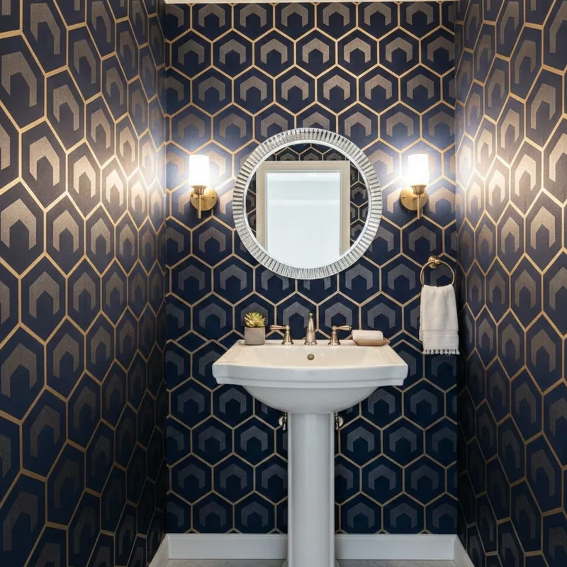 Powder Room Wallpaper Ideas