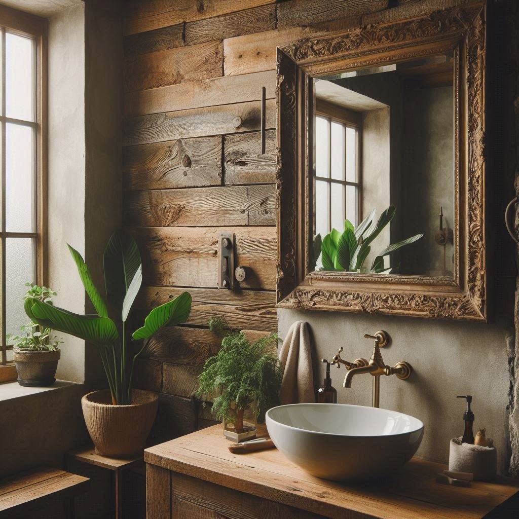 Small rustic bathroom ideas discount