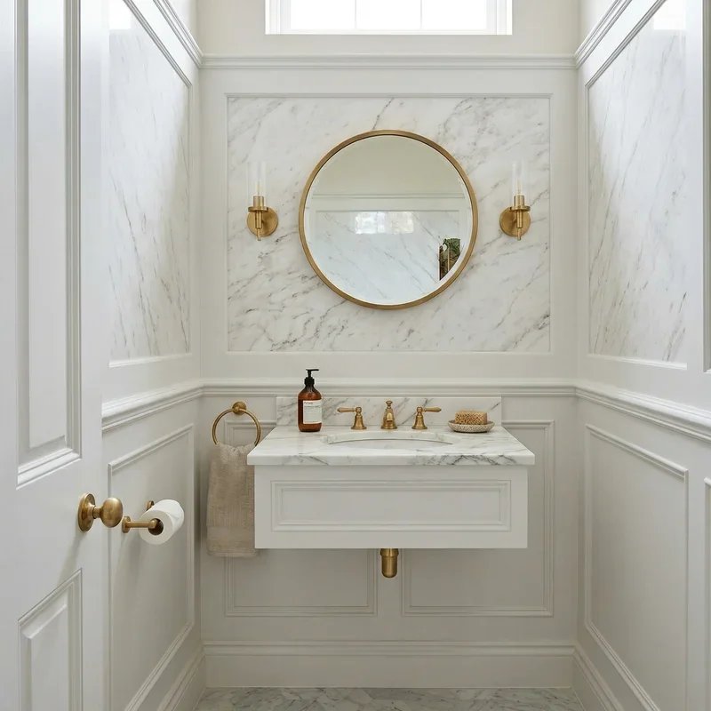 Powder Room Wainscoting Ideas