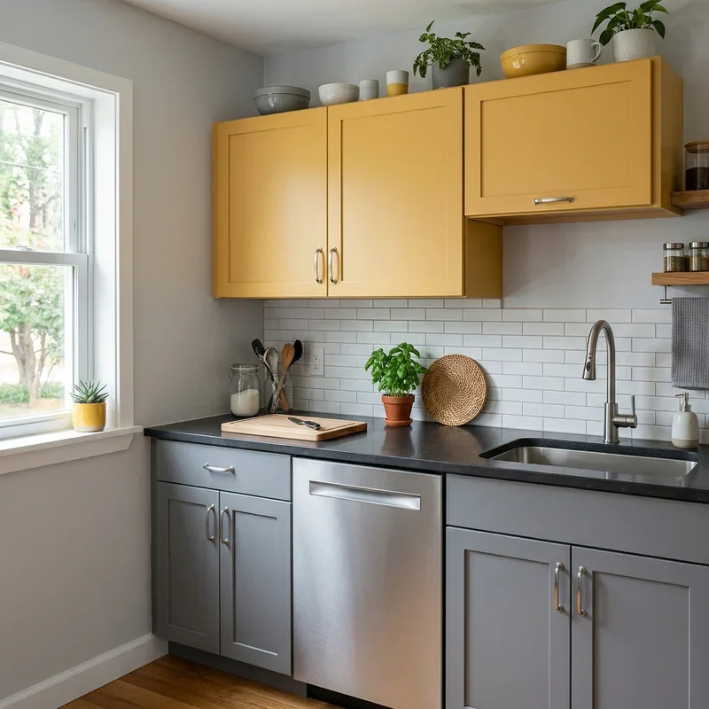 Gray and Yellow Kitchen Ideas