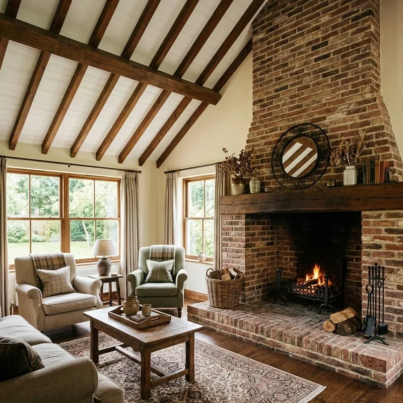 Living Room Vaulted Ceiling Fireplace Ideas