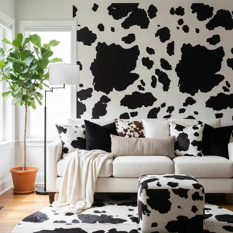 Cow Print Room Ideas