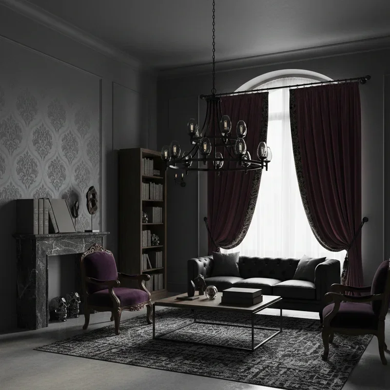 Modern Gothic Living Room Ideas