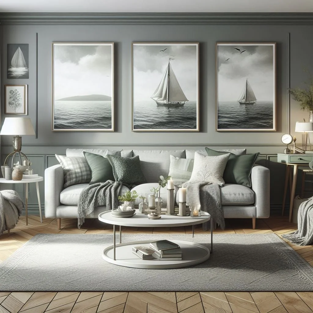 15 Stunning Grey and Sage Green Living Room Ideas