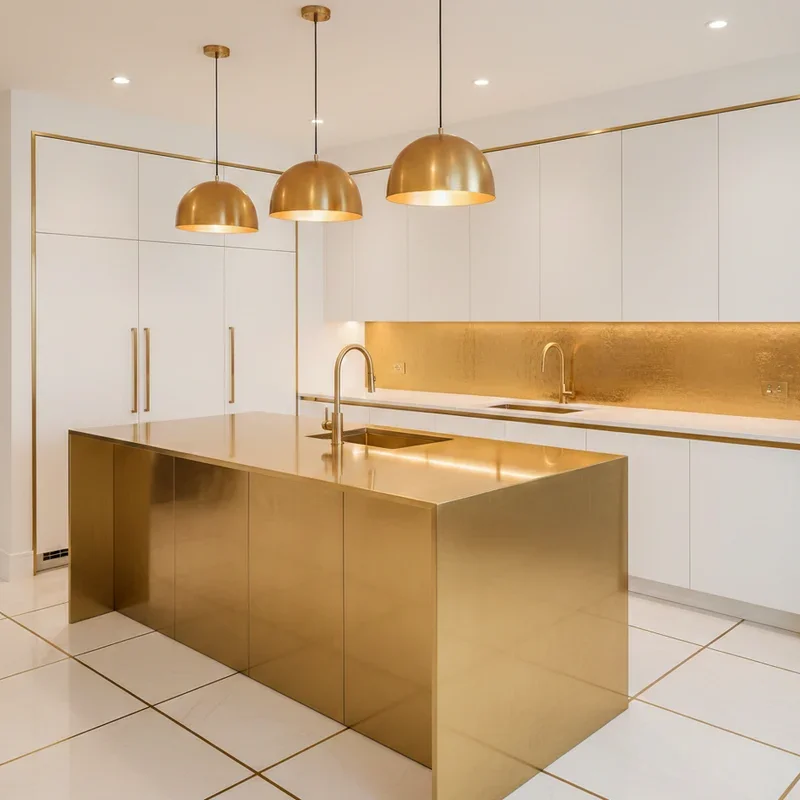 Gold Kitchen Ideas