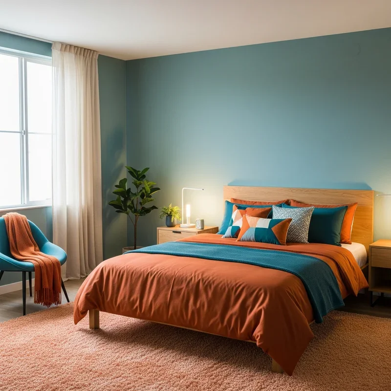 15 Teal and Orange Bedroom Ideas for a Bold Refresh