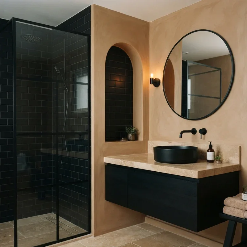 15 Black and Tan Bathroom Ideas for Timeless Style