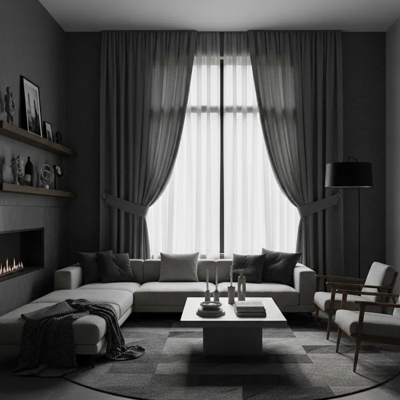 Dark Gray Living Room Ideas