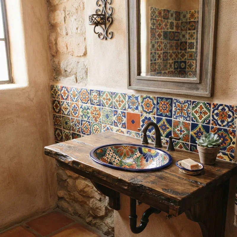 Mexican Tile Bathroom Ideas