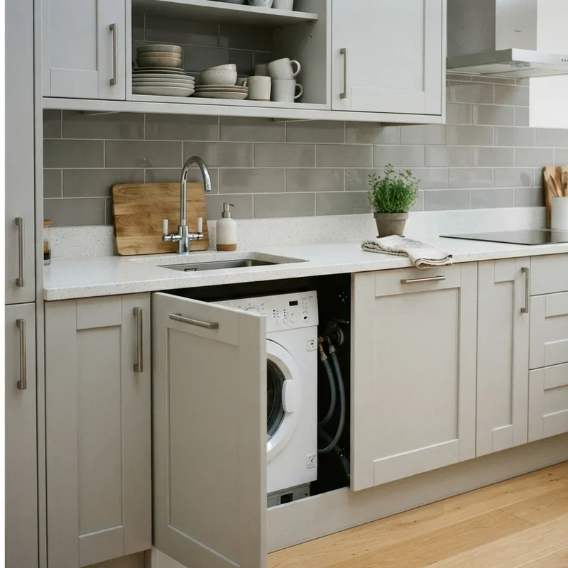 Washing Machine in Kitchen Ideas