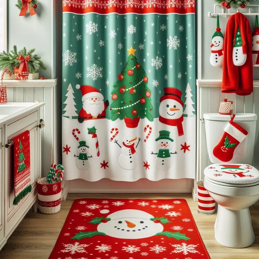 15 Christmas Bathroom Decor Ideas for Festive Cheer