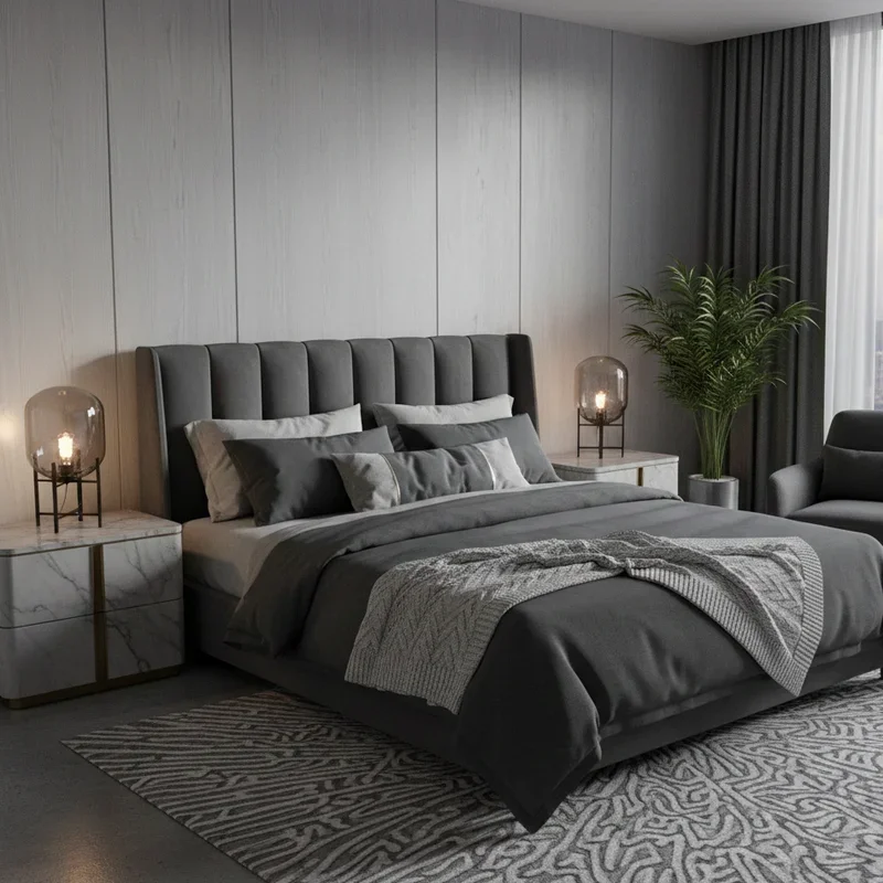 Luxury Grey Bedroom Ideas