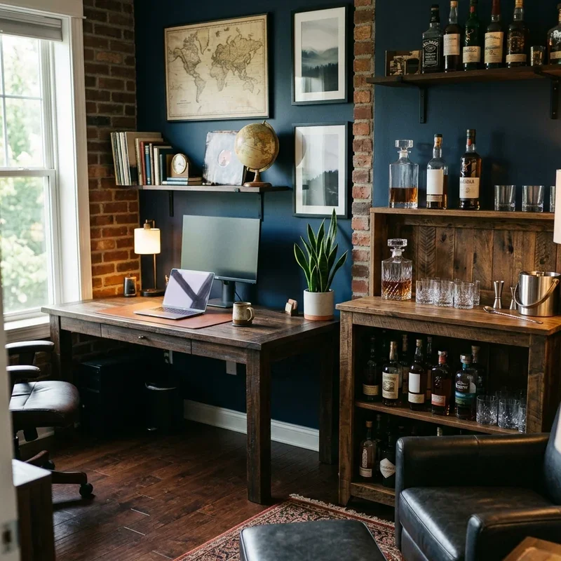 Home Office Man Cave Ideas