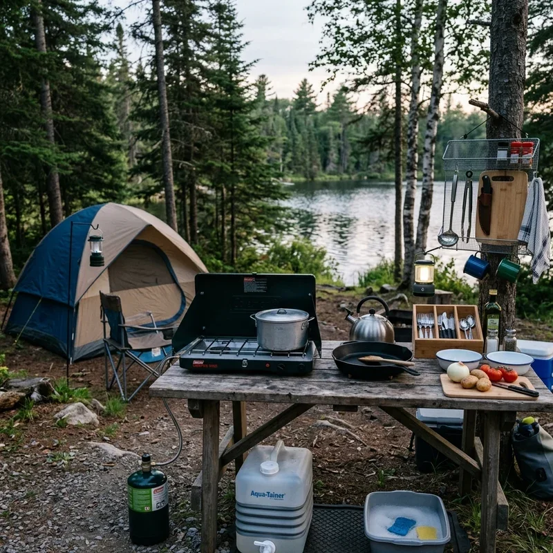 15 Camping Kitchen Ideas for Easy Outdoor Cooking