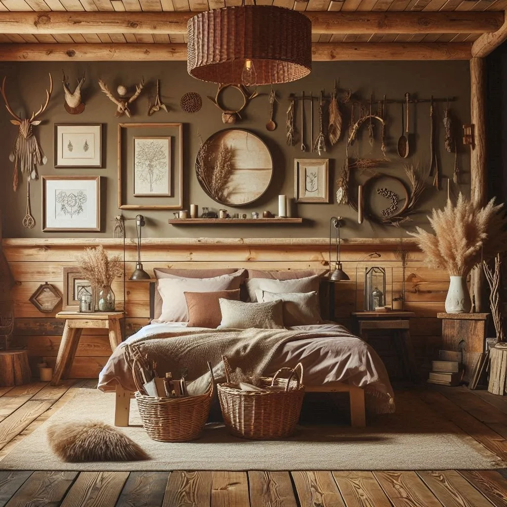 Inviting Feel 15 Rustic Bedroom Ideas for a Warm, Inviting Feel