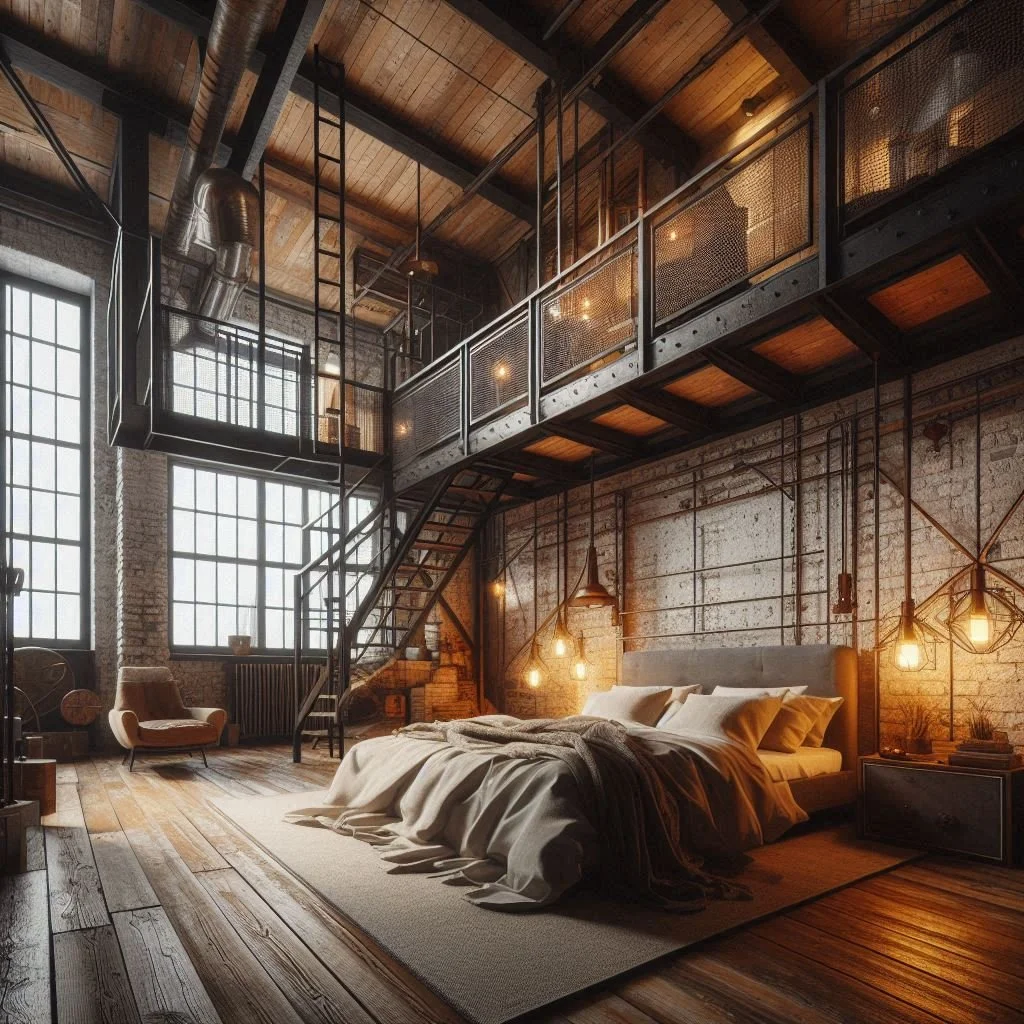 20 Urban Industrial Living Room Inspirations - homespir.com - Urban Luxury Industrial