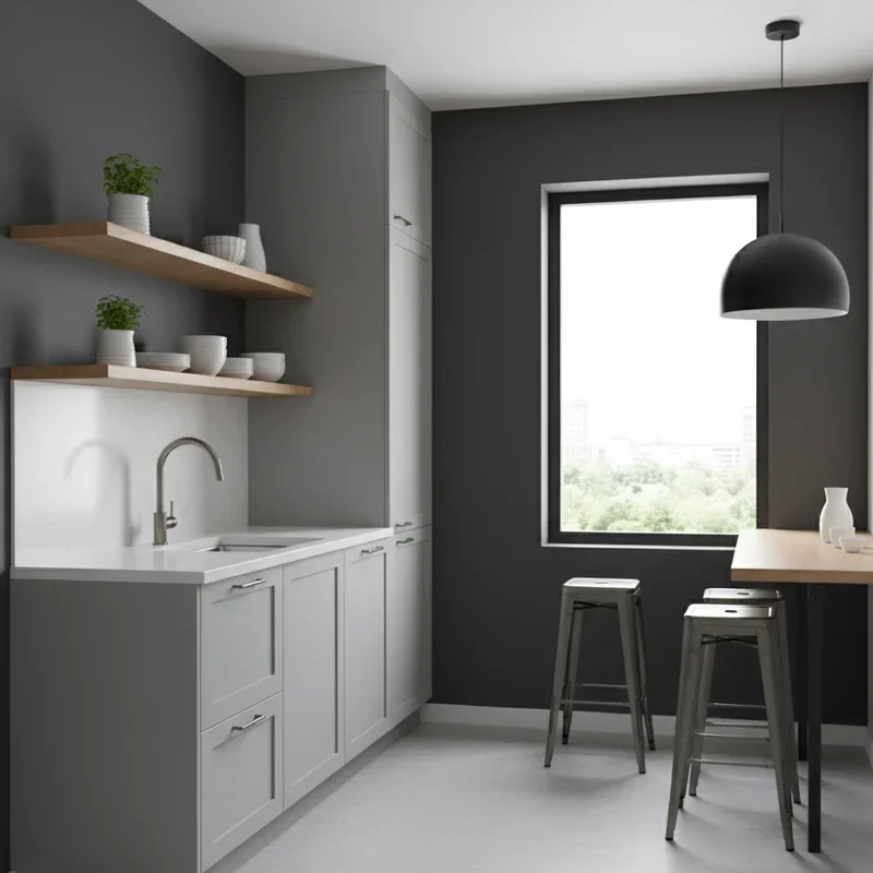 Small Grey Kitchen Ideas
