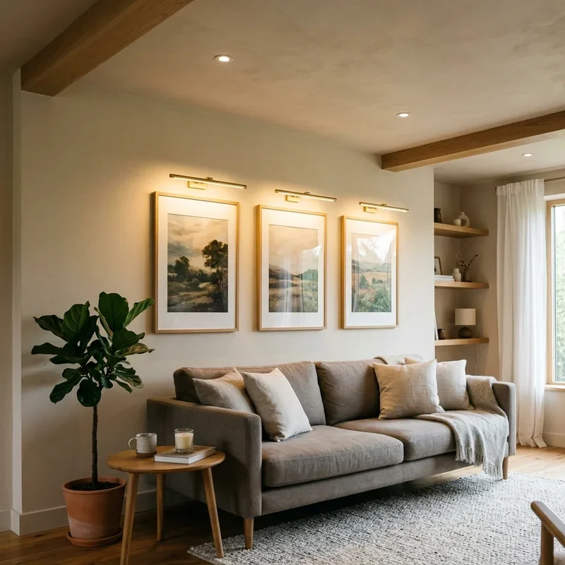 Low Ceiling Modern Living Room Lighting Ideas