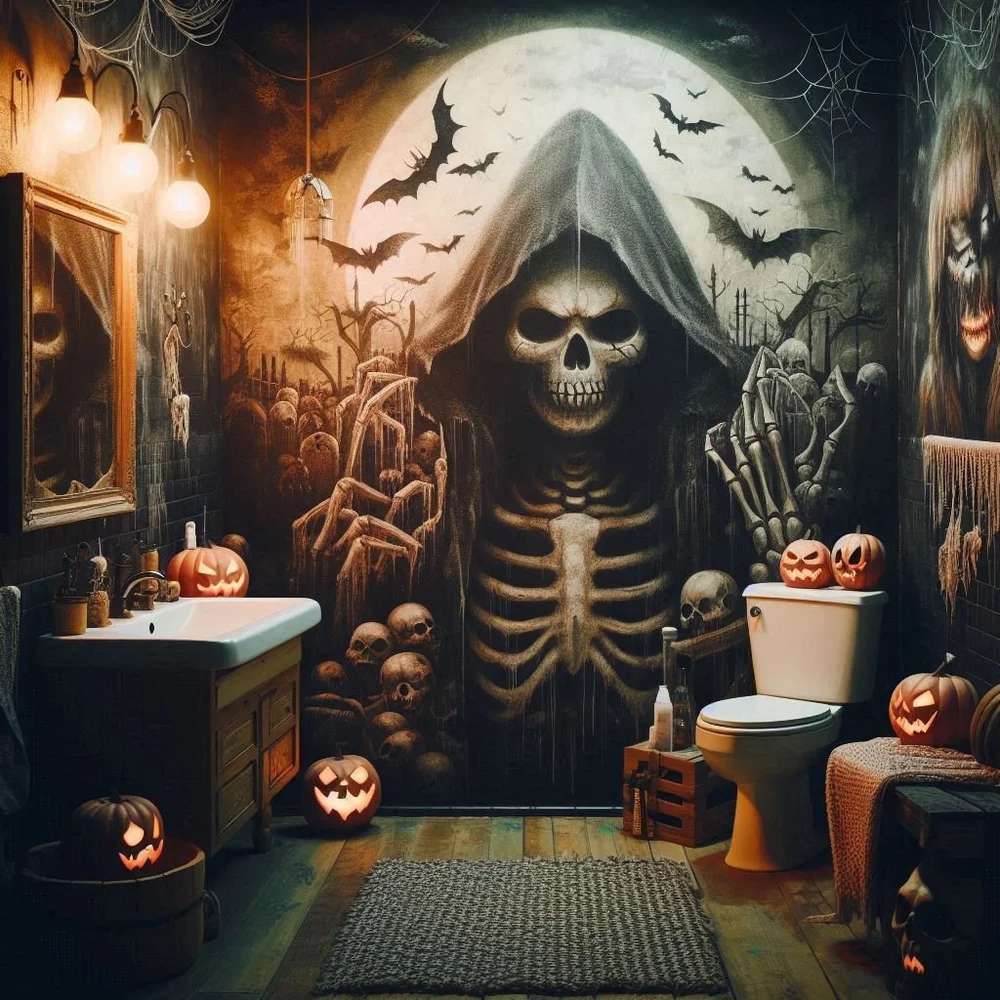 15 Spooky Halloween Bathroom Decor Ideas