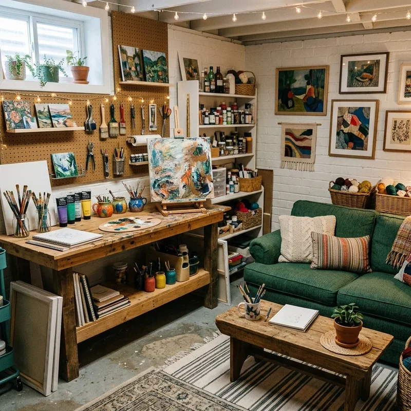 Basement Hangout Ideas