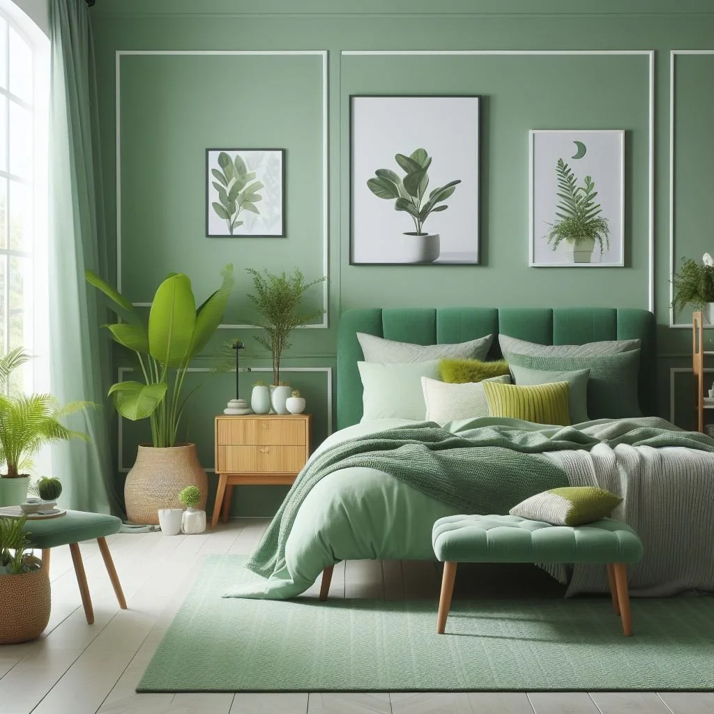 15 Refreshing Green Bedroom Ideas for Tranquility