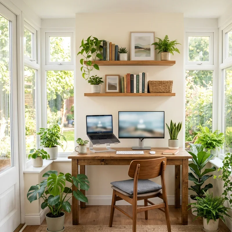 Sun Room Office Ideas