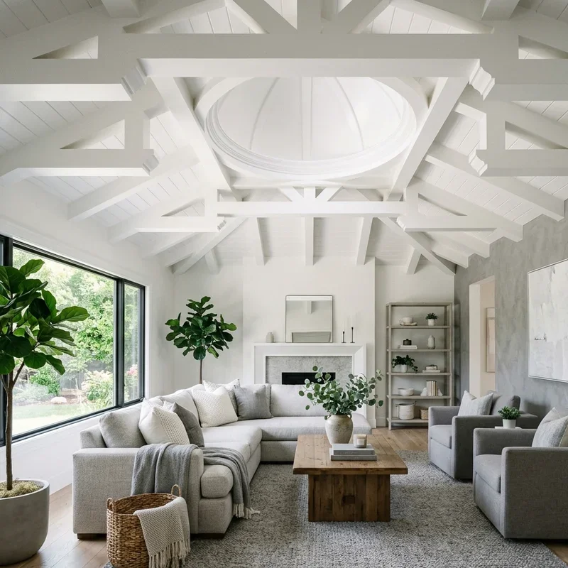 White and Gray Living Room Ideas
