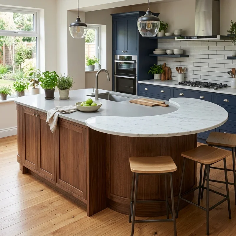 Two Tier Kitchen Island Ideas