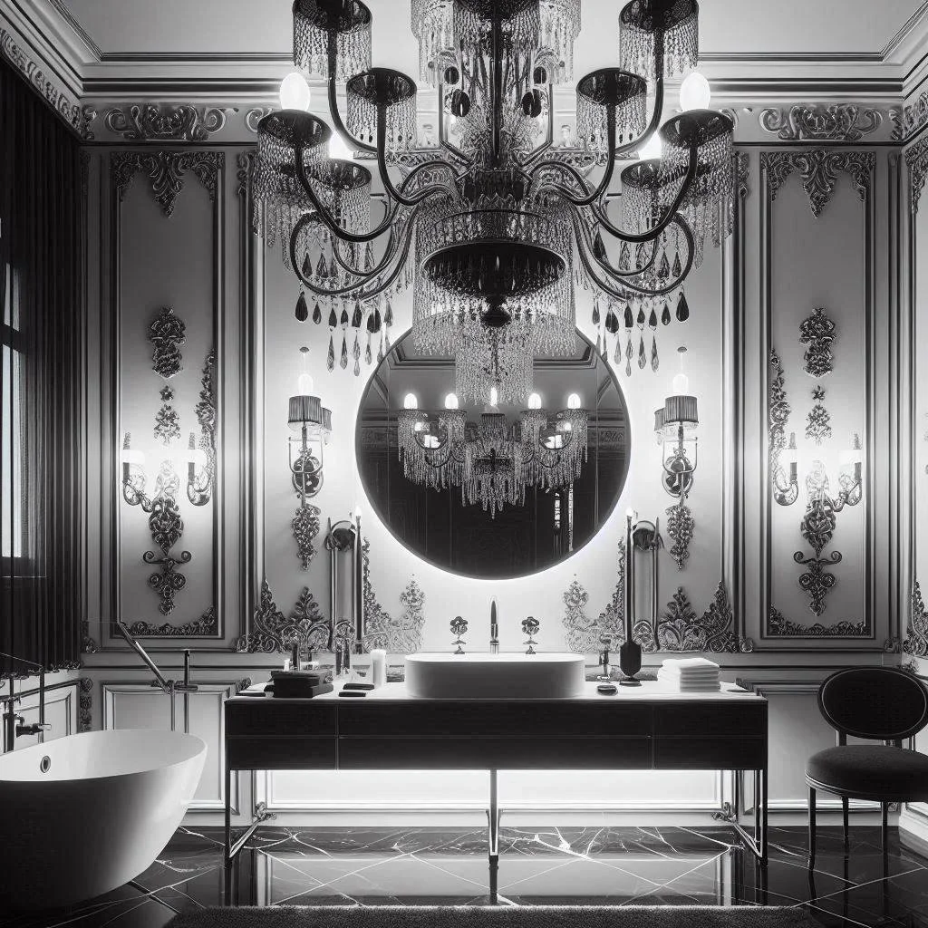 15 Chic Black and White Bathroom Decor Ideas