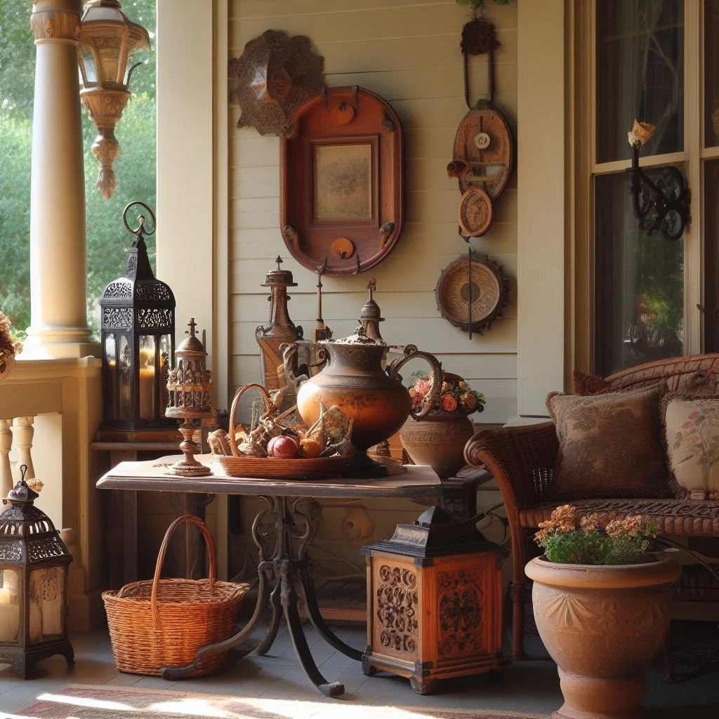 Antique Porch Accents: Character and Charm