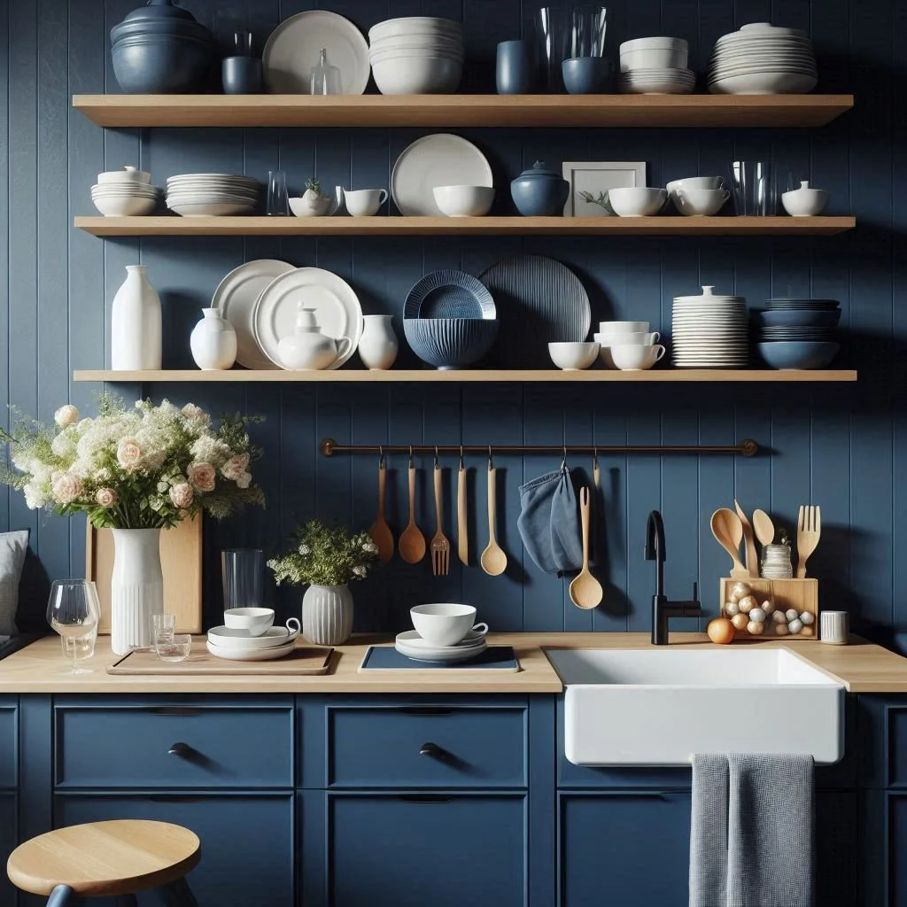 Navy Blue Kitchen