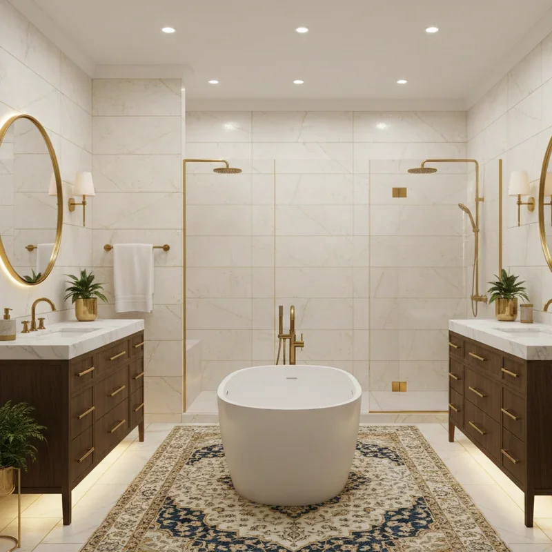 Gold Bathroom Ideas