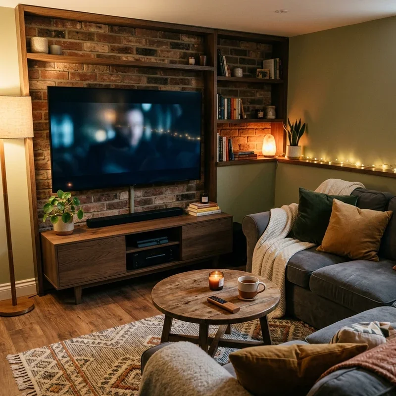 15 Cozy Basement TV Room Ideas for Relaxing Movie Nights