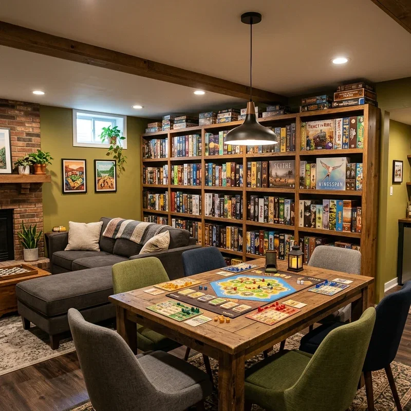 Basement Hangout Ideas