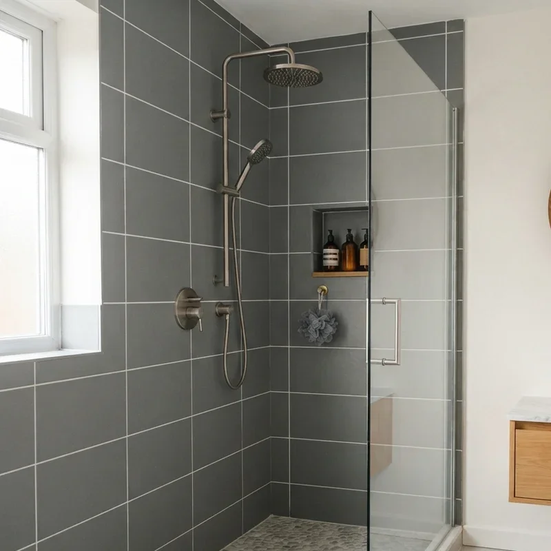 Grey Bathroom Tile Paint Ideas