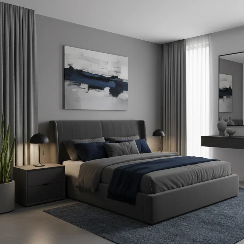 Modern Grey Bedroom Ideas
