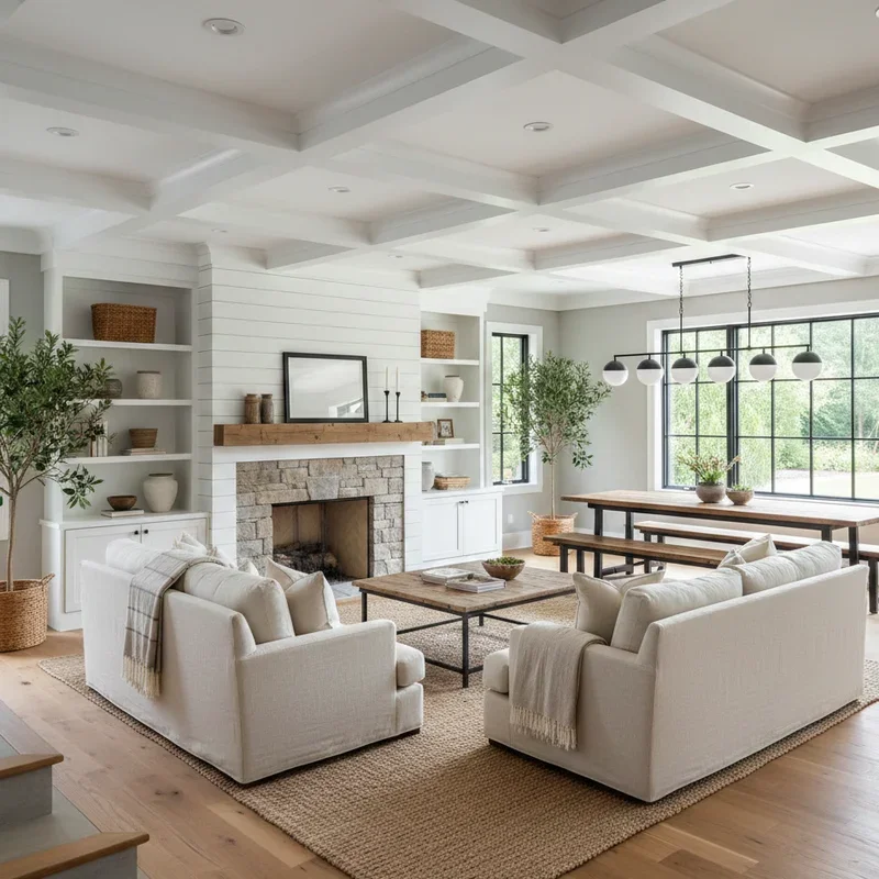 Modern Farmhouse Basement Ideas