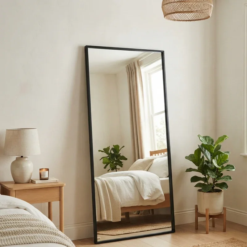 Bedroom Floor Mirror Decorating Ideas