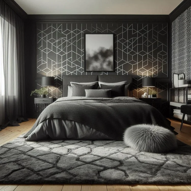 15 Sleek Black and Grey Bedroom Ideas for Elegance