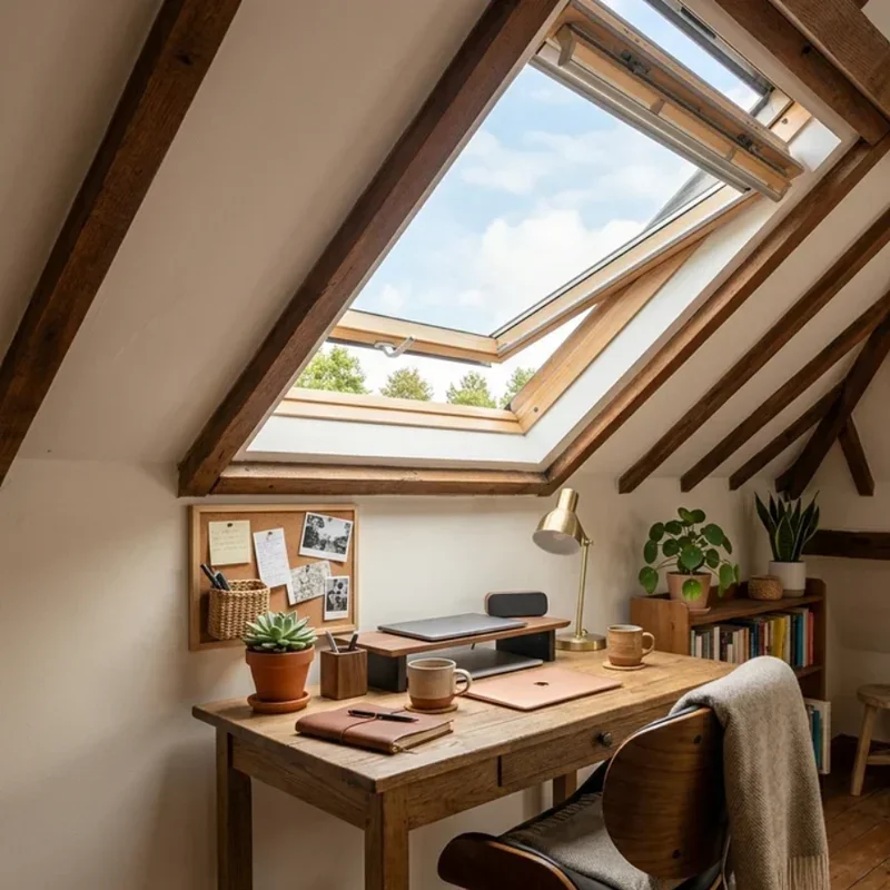 Small Attic Office Ideas