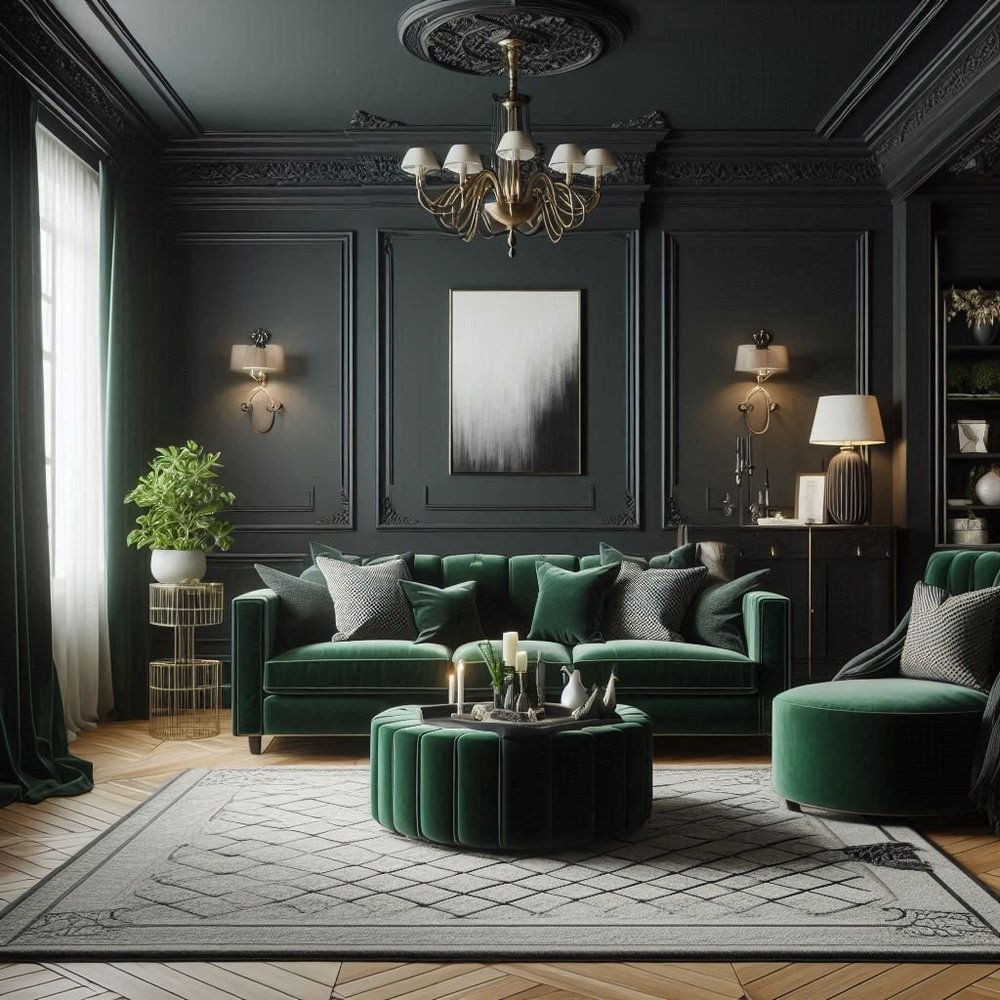 15 Dark Green Living Room Ideas for Cozy Elegance