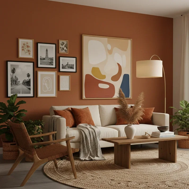 Burnt Orange Living Room Ideas