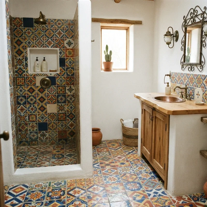 Mexican Tile Bathroom Ideas