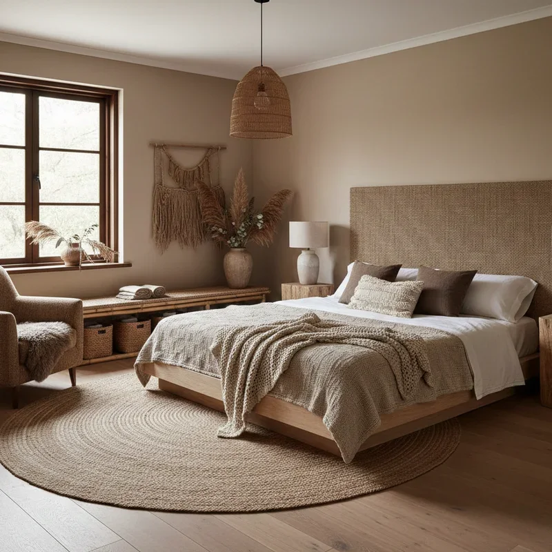 Beige and Brown Bedroom Ideas