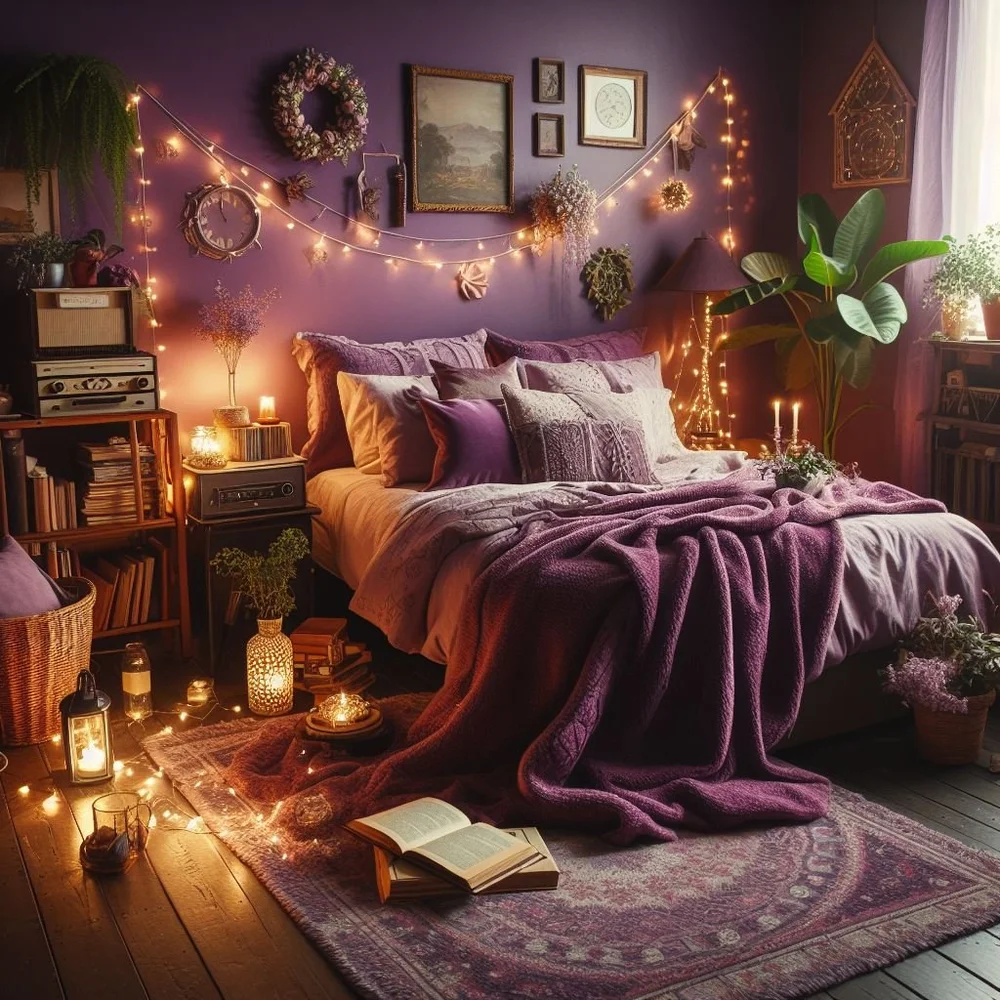How to Create a Purple Aesthetic Room