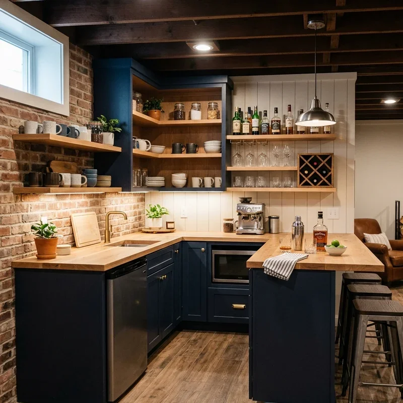 Basement Kitchenette Ideas