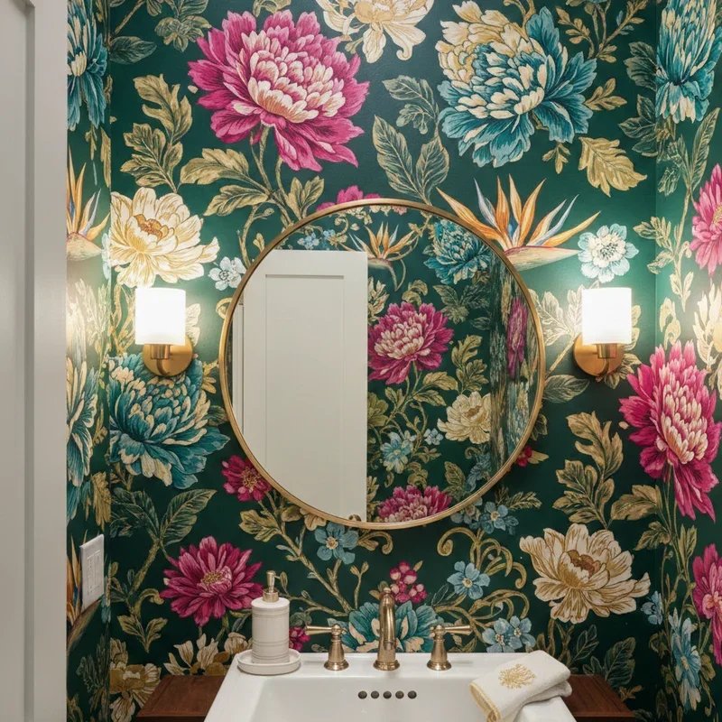 Powder Room Wallpaper Ideas