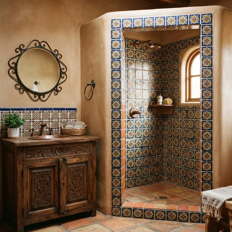 Mexican Tile Bathroom Ideas